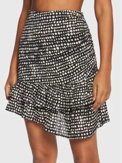 Morgan Γυναίκες Φούστα Mini 222-JDOTS.F Μαύρο Regular Fit