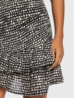 Morgan Γυναίκες Φούστα Mini 222-JDOTS.F Μαύρο Regular Fit -Εξοδος Morgan Κατάστημα unnamed file 270