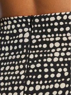 Morgan Γυναίκες Φούστα Mini 222-JDOTS.F Μαύρο Regular Fit -Εξοδος Morgan Κατάστημα unnamed file 271