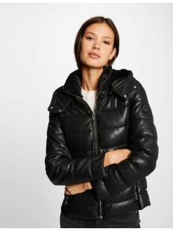 Morgan Γυναίκες Πουπουλένια Μπουφάν Μπουφάν πουπουλένιο 212-GKELY Μαύρο Regular Fit