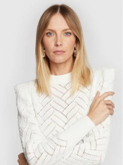 Morgan Γυναίκες Πουλόβερ 222-MGADOU Λευκό Regular Fit 9 Morgan Γυναίκες Πουλόβερ 222-MGADOU Λευκό Regular Fit -Εξοδος Morgan Κατάστημα unnamed file 3