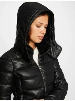 Morgan Γυναίκες Πουπουλένια Μπουφάν Μπουφάν πουπουλένιο 212-GKELY Μαύρο Regular Fit -Εξοδος Morgan Κατάστημα unnamed file 301