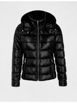 Morgan Γυναίκες Πουπουλένια Μπουφάν Μπουφάν πουπουλένιο 212-GKELY Μαύρο Regular Fit -Εξοδος Morgan Κατάστημα unnamed file 303