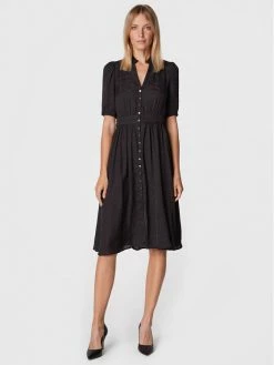 Morgan Γυναίκες Φορέματα σε Στυλ Πουκάμισο & Σεμιζιέ Φόρεμα πουκάμισο 222-RANISA Μαύρο Regular Fit