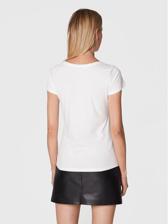 Morgan Γυναίκες T-shirts T-Shirt 222-DCOEUR Λευκό Regular Fit 5 Morgan Γυναίκες T-shirts T-Shirt 222-DCOEUR Λευκό Regular Fit - Image 3