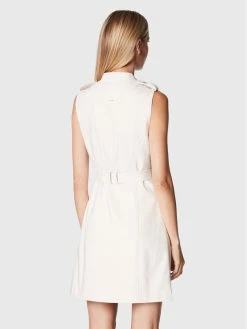 Morgan Γυναίκες Φορέματα σε Στυλ Πουκάμισο & Σεμιζιέ Φόρεμα πουκάμισο 222-RENZA Μπεζ Regular Fit -Εξοδος Morgan Κατάστημα unnamed file 322