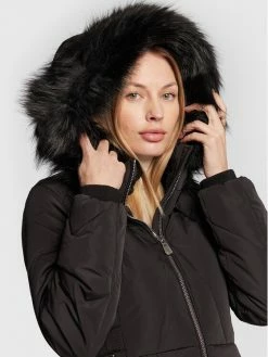 Morgan Γυναίκες Χειμωνιάτικα Μπουφάν Μπουφάν πουπουλένιο 222-GILLIA Μαύρο Regular Fit -Εξοδος Morgan Κατάστημα unnamed file 34