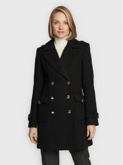 Morgan Γυναίκες Μεταβατικά Παλτά Παλτό μεταβατικό 222-GFABI Μαύρο Regular Fit