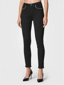 Morgan Γυναίκες Τζιν 222-PIZZY Μαύρο Slim Fit