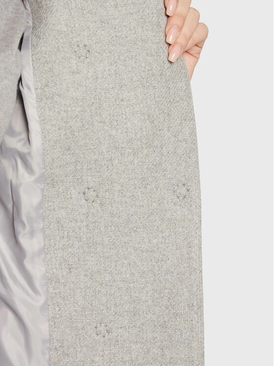 Morgan Γυναίκες Μεταβατικά Παλτά Μάλλινο παλτό 222-GATIA Γκρι Regular Fit 7 Morgan Γυναίκες Μεταβατικά Παλτά Μάλλινο παλτό 222-GATIA Γκρι Regular Fit - Image 5