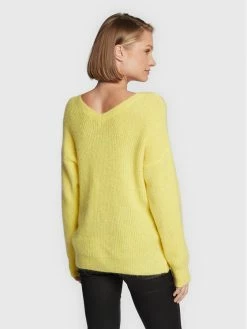 Morgan Γυναίκες Πουλόβερ 222-MATILD2 Κίτρινο Regular Fit -Εξοδος Morgan Κατάστημα unnamed file 395