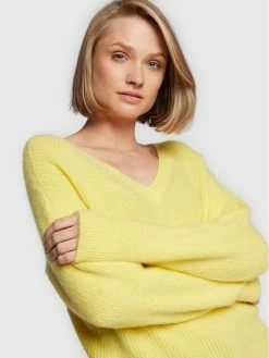 Morgan Γυναίκες Πουλόβερ 222-MATILD2 Κίτρινο Regular Fit -Εξοδος Morgan Κατάστημα unnamed file 396