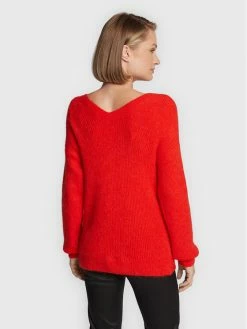 Morgan Γυναίκες Πουλόβερ 222-MATILD2 Κόκκινο Regular Fit -Εξοδος Morgan Κατάστημα unnamed file 400