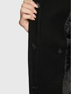 Morgan Γυναίκες Μεταβατικά Παλτά Μάλλινο παλτό 222-GATIA Μαύρο Regular Fit -Εξοδος Morgan Κατάστημα unnamed file 407