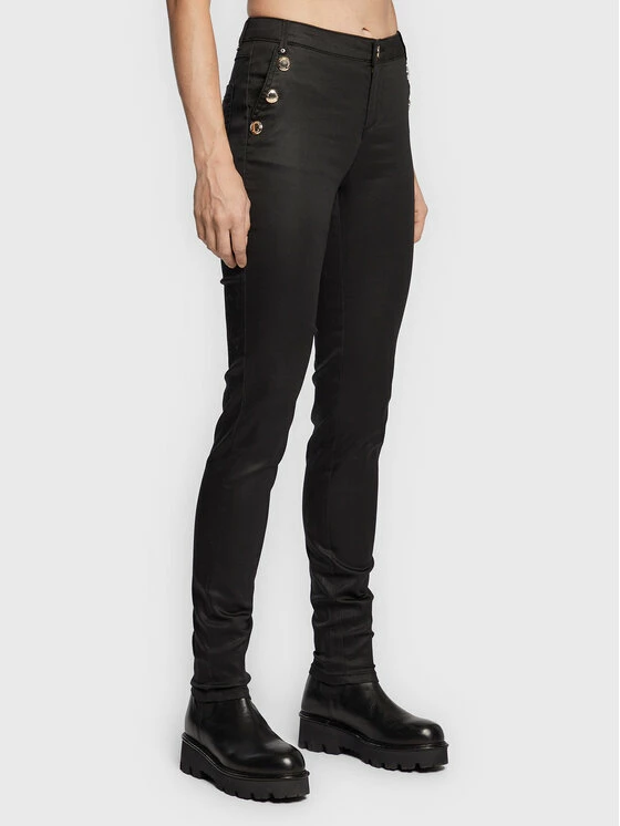 Morgan Γυναίκες Υφασμάτινα Παντελόνια Παντελόνι υφασμάτινο 222-PAOLO Μαύρο Slim Fit 3 Morgan Γυναίκες Υφασμάτινα Παντελόνια Παντελόνι υφασμάτινο 222-PAOLO Μαύρο Slim Fit