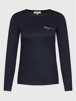 Morgan Γυναίκες Μπλουζάκια Μπλουζάκι 222-TCOEUR Σκούρο μπλε Regular Fit -Εξοδος Morgan Κατάστημα unnamed file 438