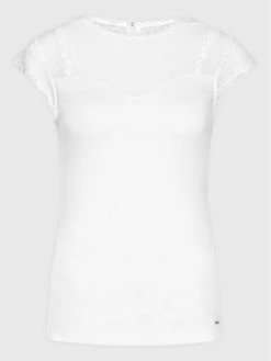 Morgan Γυναίκες Μπλουζάκια Μπλουζάκι 222-DALALI Λευκό Regular Fit -Εξοδος Morgan Κατάστημα unnamed file 443