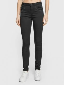 Morgan Γυναίκες Υφασμάτινα Παντελόνια Παντελόνι υφασμάτινο 222-PALMIR Μαύρο Slim Fit