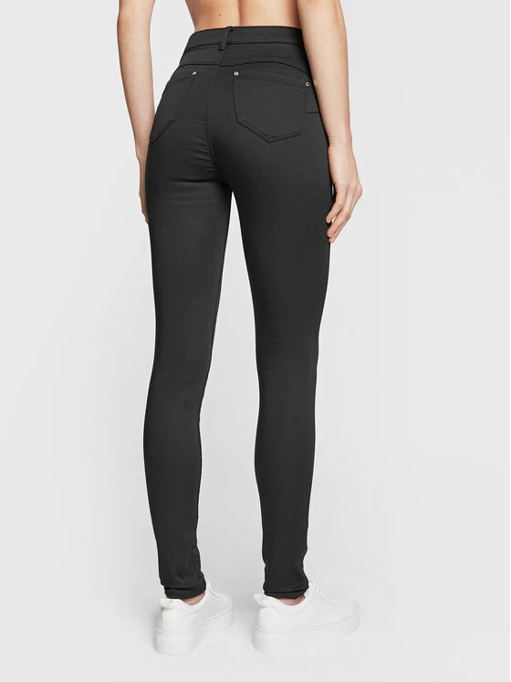 Morgan Γυναίκες Υφασμάτινα Παντελόνια Παντελόνι υφασμάτινο 222-PALMIR Μαύρο Slim Fit 5 Morgan Γυναίκες Υφασμάτινα Παντελόνια Παντελόνι υφασμάτινο 222-PALMIR Μαύρο Slim Fit - Image 3