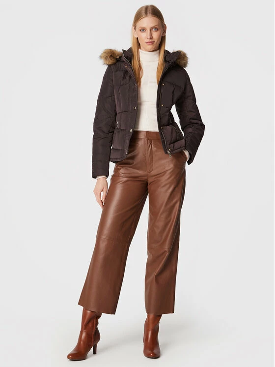 Morgan Γυναίκες Χειμωνιάτικα Μπουφάν Μπουφάν πουπουλένιο 222-GITAM Καφέ Regular Fit 4 Morgan Γυναίκες Χειμωνιάτικα Μπουφάν Μπουφάν πουπουλένιο 222-GITAM Καφέ Regular Fit - Image 2