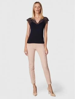 Morgan Γυναίκες Μπλουζάκια Μπλουζάκι 222-DELOA Σκούρο μπλε Regular Fit -Εξοδος Morgan Κατάστημα unnamed file 524