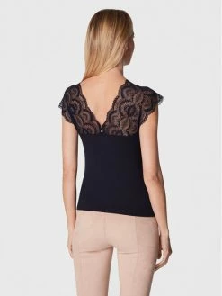 Morgan Γυναίκες Μπλουζάκια Μπλουζάκι 222-DELOA Σκούρο μπλε Regular Fit -Εξοδος Morgan Κατάστημα unnamed file 525