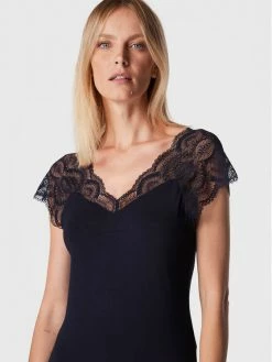 Morgan Γυναίκες Μπλουζάκια Μπλουζάκι 222-DELOA Σκούρο μπλε Regular Fit -Εξοδος Morgan Κατάστημα unnamed file 526