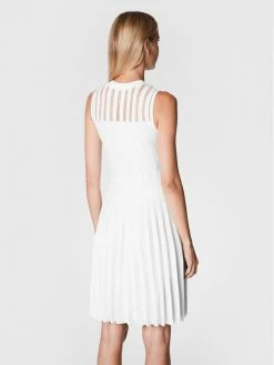 Morgan Γυναίκες Καθημερινά Φορέματα Φόρεμα καθημερινό 222-RMPLISS Λευκό Regular Fit -Εξοδος Morgan Κατάστημα unnamed file 530