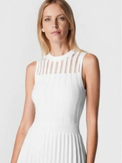 Morgan Γυναίκες Καθημερινά Φορέματα Φόρεμα καθημερινό 222-RMPLISS Λευκό Regular Fit -Εξοδος Morgan Κατάστημα unnamed file 531