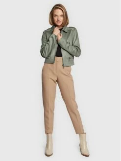 Morgan Γυναίκες Μεταβατικά Μπουφάν Μπουφάν μεταβατικό 222-GSUD Πράσινο Regular Fit -Εξοδος Morgan Κατάστημα unnamed file 534