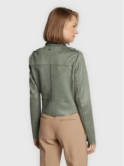 Morgan Γυναίκες Μεταβατικά Μπουφάν Μπουφάν μεταβατικό 222-GSUD Πράσινο Regular Fit -Εξοδος Morgan Κατάστημα unnamed file 535