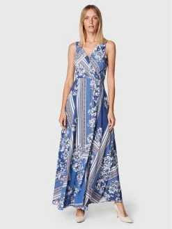 Morgan Γυναίκες Καλοκαιρινά Φορέματα Φόρεμα καλοκαιρινό 222-ROMOMY.F Μπλε Regular Fit