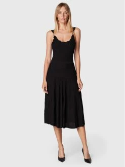 Morgan Γυναίκες Καθημερινά Φορέματα Φόρεμα καθημερινό 222-RMCROA Μαύρο Regular Fit