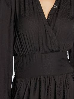 Morgan Γυναίκες Καθημερινά Φορέματα Φόρεμα καθημερινό 222-RONEW Μαύρο Regular Fit -Εξοδος Morgan Κατάστημα unnamed file 57