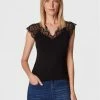 Morgan Γυναίκες Μπλουζάκια Μπλουζάκι 222-DELOA Μαύρο Regular Fit -Εξοδος Morgan Κατάστημα unnamed file 589