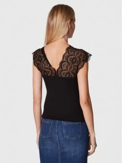 Morgan Γυναίκες Μπλουζάκια Μπλουζάκι 222-DELOA Μαύρο Regular Fit -Εξοδος Morgan Κατάστημα unnamed file 591