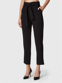 Morgan Γυναίκες Υφασμάτινα Παντελόνια Παντελόνι υφασμάτινο 222-PIPOU.F Μαύρο Regular Fit