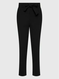 Morgan Γυναίκες Υφασμάτινα Παντελόνια Παντελόνι υφασμάτινο 222-PIPOU.F Μαύρο Regular Fit -Εξοδος Morgan Κατάστημα unnamed file 598