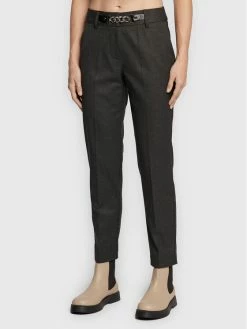 Morgan Γυναίκες Υφασμάτινα Παντελόνια Παντελόνι υφασμάτινο 222-PLIB.F Γκρι Regular Fit