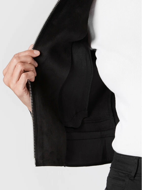 Morgan Γυναίκες Δερμάτινα Μπουφάν Μπουφάν από απομίμηση δέρματος 222-GSUD Μαύρο Regular Fit 7 Morgan Γυναίκες Δερμάτινα Μπουφάν Μπουφάν από απομίμηση δέρματος 222-GSUD Μαύρο Regular Fit - Image 5