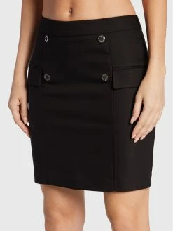 Morgan Γυναίκες Φούστα Mini 222-JUDIT.F Μαύρο Regular Fit