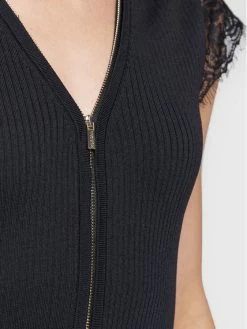 Morgan Γυναίκες Πλεκτά Φορέματα Φόρεμα υφασμάτινο 222-RMBOBA Σκούρο μπλε Regular Fit -Εξοδος Morgan Κατάστημα unnamed file 638