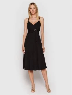 Morgan Γυναίκες Κοκτέιλ Φορέματα Φόρεμα κοκτέιλ 221-RKARYA Μαύρο Regular Fit