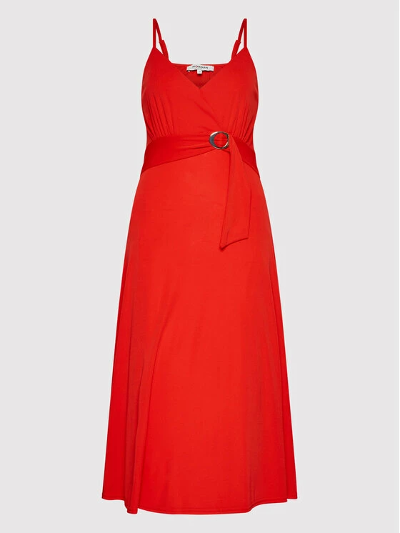 Morgan Γυναίκες Κοκτέιλ Φορέματα Φόρεμα κοκτέιλ 221-RKARYA Κόκκινο Regular Fit 7 Morgan Γυναίκες Κοκτέιλ Φορέματα Φόρεμα κοκτέιλ 221-RKARYA Κόκκινο Regular Fit - Image 5