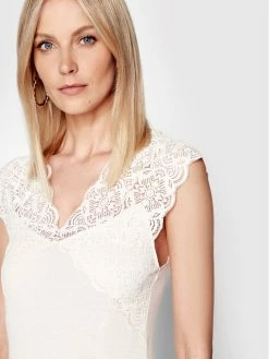 Morgan Γυναίκες Μπλουζάκια Μπλουζάκι 221-DENAMA Μπεζ Slim Fit -Εξοδος Morgan Κατάστημα unnamed file 667