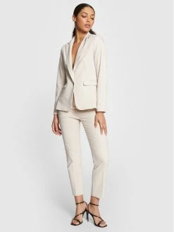 Morgan Γυναίκες Σακάκια & Μπλέιζερ Μπλέιζερ 211-VROSY.F Μπεζ Regular Fit -Εξοδος Morgan Κατάστημα unnamed file 680