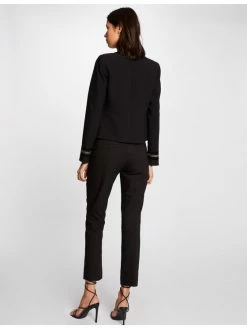 Morgan Γυναίκες Σακάκια & Μπλέιζερ Μπλέιζερ 212-VELTA.F Μαύρο Regular Fit -Εξοδος Morgan Κατάστημα unnamed file 687