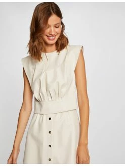 Morgan Γυναίκες Μπλουζάκια Μπλουζάκι 212-OBY Μπεζ Regular Fit