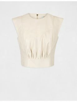 Morgan Γυναίκες Μπλουζάκια Μπλουζάκι 212-OBY Μπεζ Regular Fit -Εξοδος Morgan Κατάστημα unnamed file 701