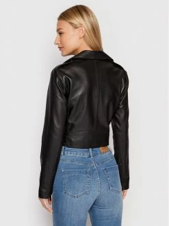 Morgan Γυναίκες Δερμάτινα Μπουφάν Μπουφάν δερμάτινο 221-GSMART Μαύρο Regular Fit -Εξοδος Morgan Κατάστημα unnamed file 704